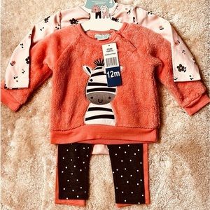 PEKKLE Infant 4pc Plush set size/ 12M (W-3)